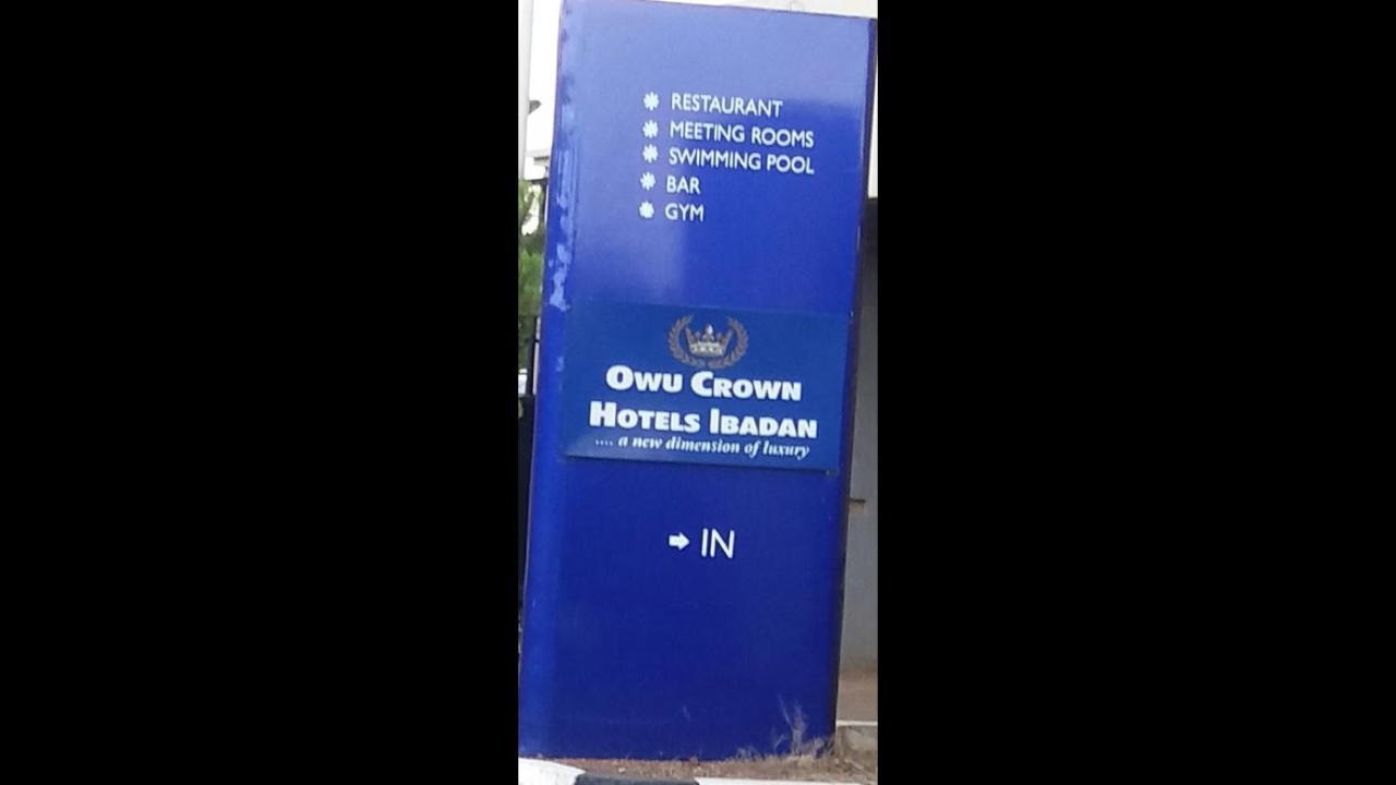 Room In Lodge - Owu Crown Hotel, Ibadan Buitenkant foto